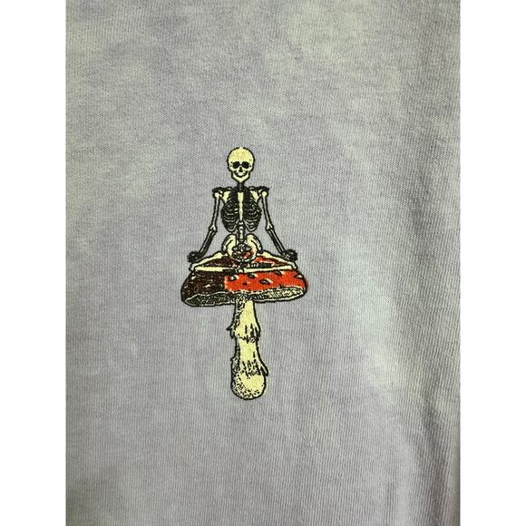 💜 Call Your Mother Tee – Tie-Dye, Skeletons & Shrooms | Size M - Hippie Vibes - Picture 3 of 4